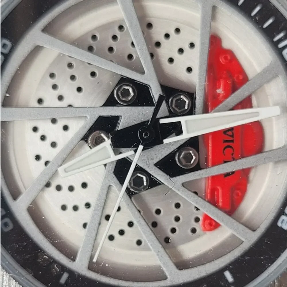 Invicta Speedway Rim 69485 Men's Racing Watch Brake Caliper Steel